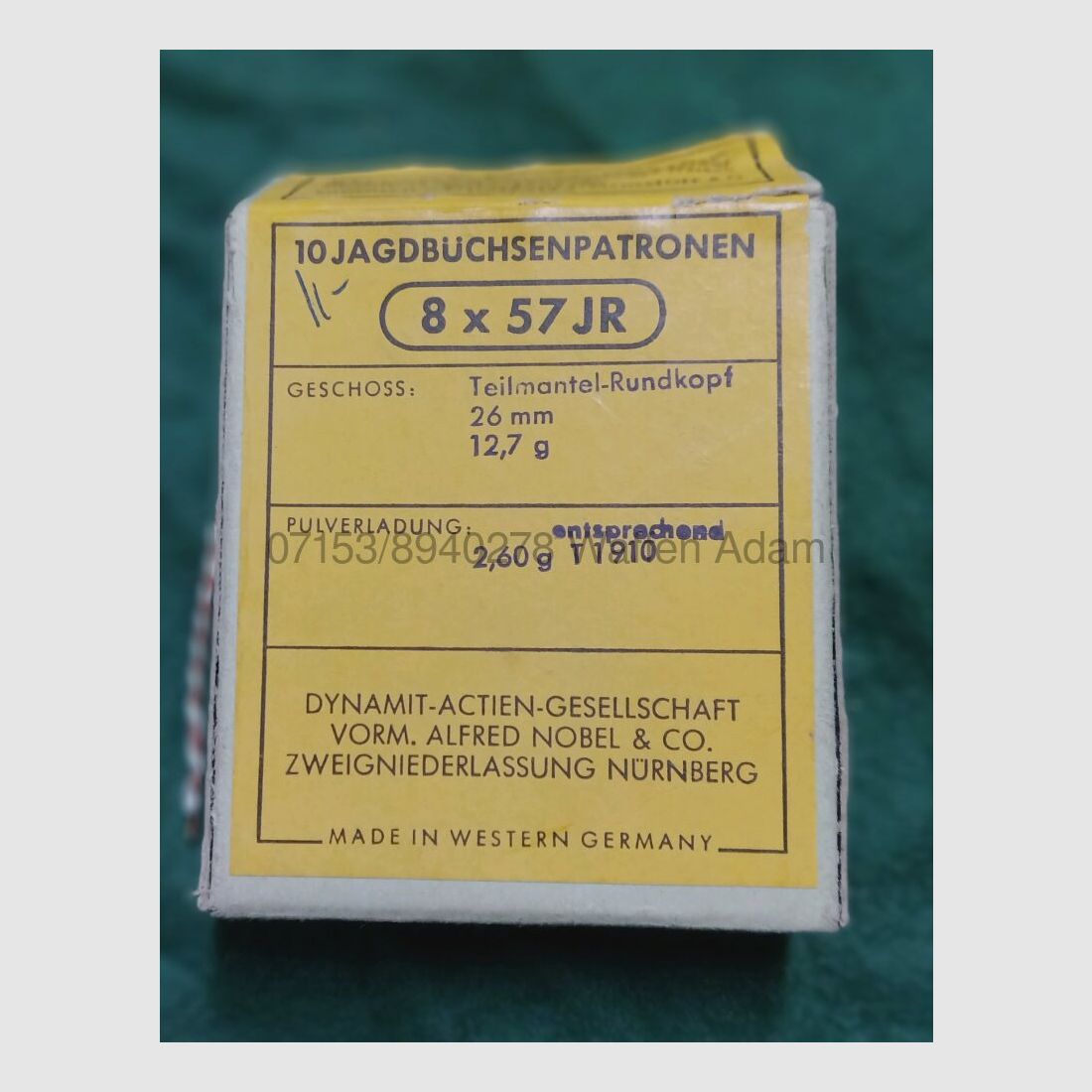 RWS Sinoxid Jagdbüchsenmunition TM-RK