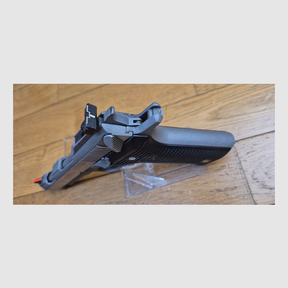 Pistola Automag II poco común y hermosa – Calibre 22Magnum – Fabricación AMT – Acero inoxidable de A a Z – En 4 1/2 pulgadas – Excelente estado mecánico – 2 cargadores – TBE+, imagen 10 de 18