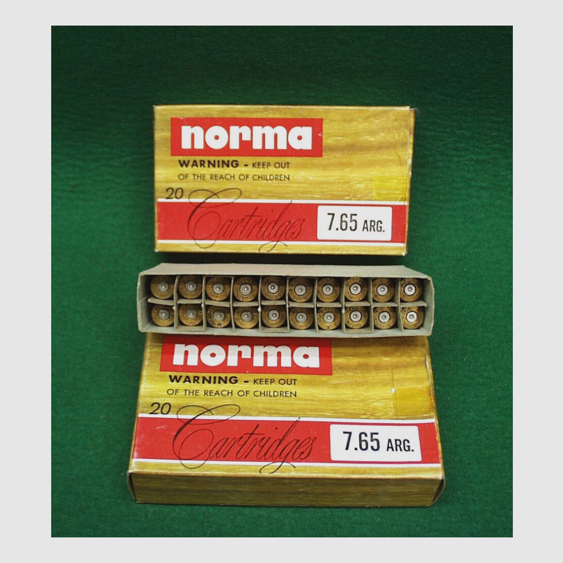 norma cases 7.65 Arg., used