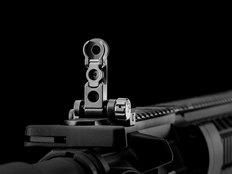 Visor plegable ERATAC Backup-Sight visor de anillo fantasma + visor plegable (estilo HK) con un ancho de 1,35 mm