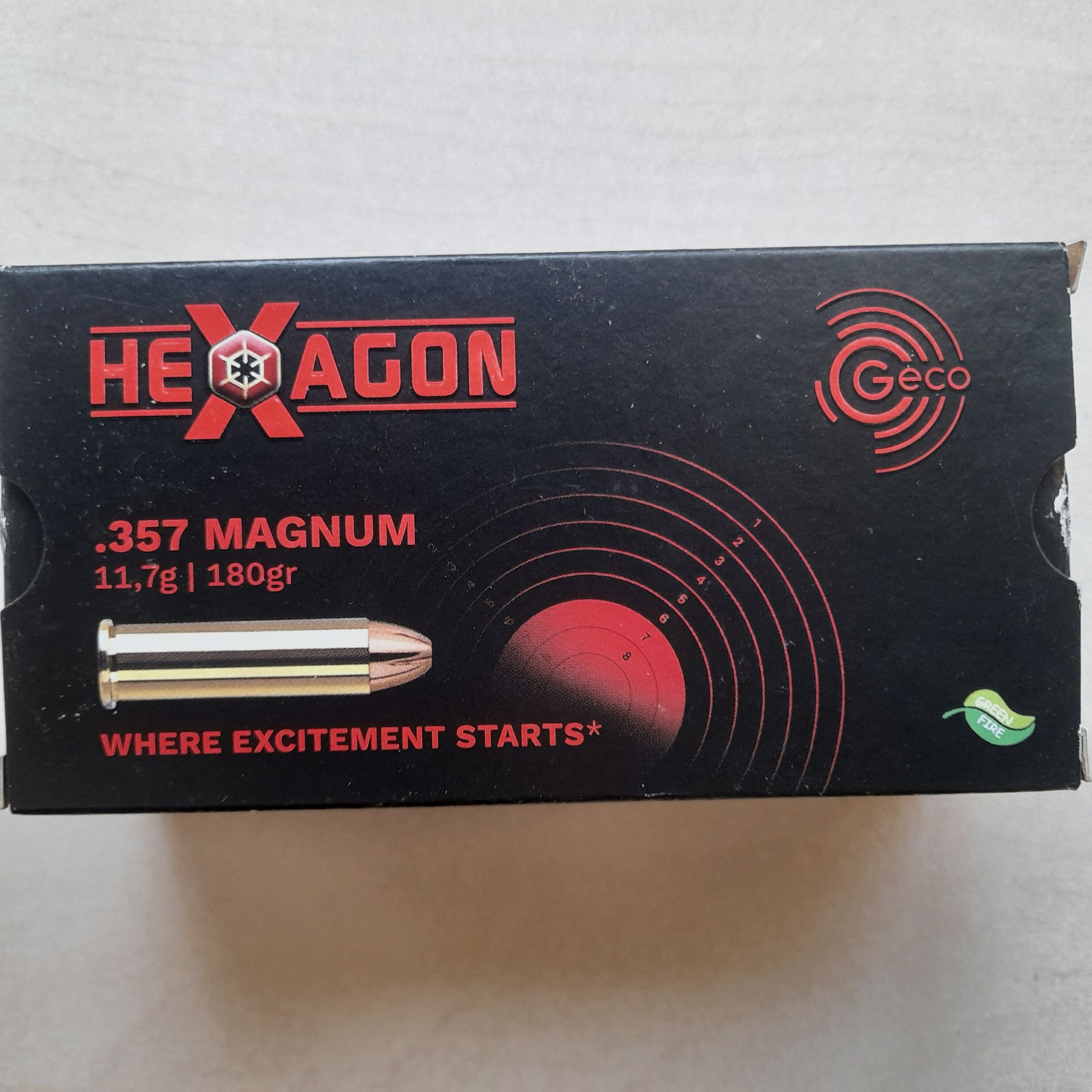 Geco	 Hexagon 180 grain