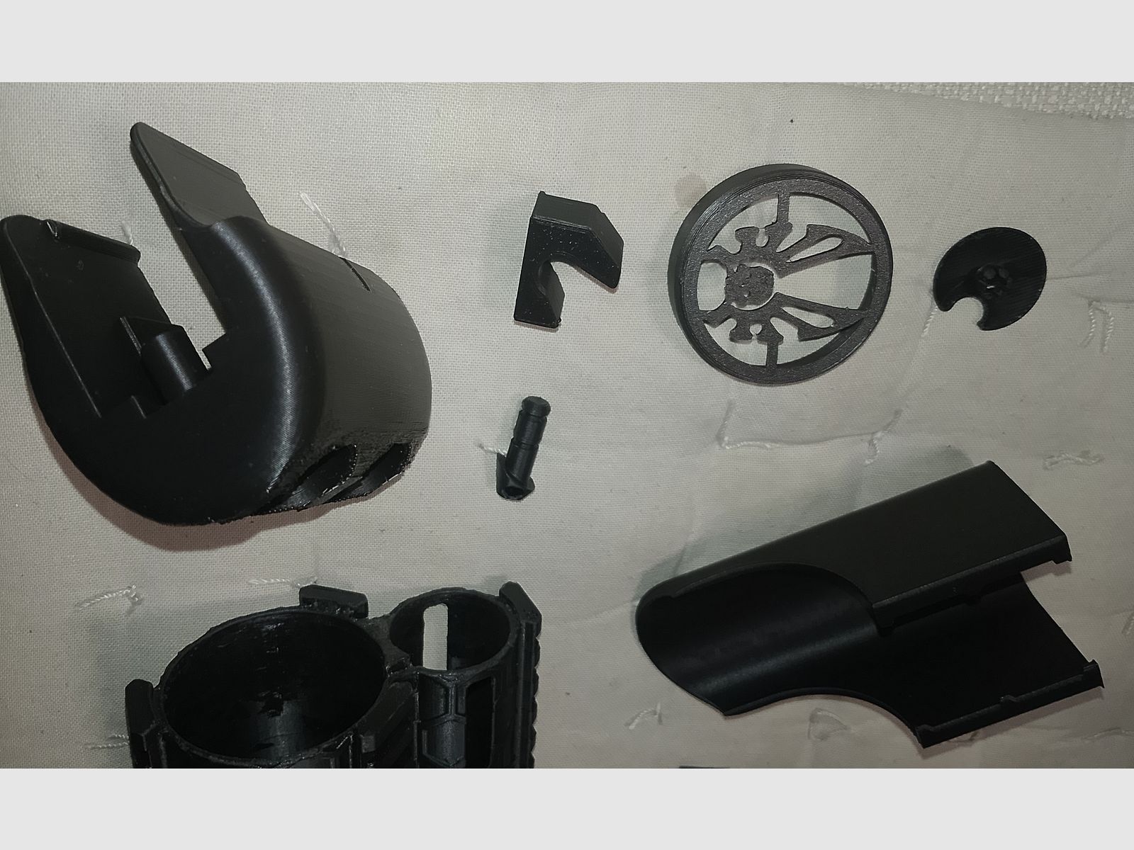 Aea HP max. gran conjunto de piezas de tuning, aumento de caña de impresión 3D, adaptador de montaje de riel Picantinny, cobertura de visualización de disparo único, freno de boca, etc.