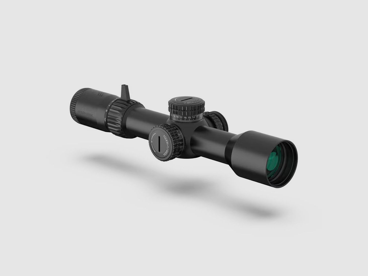 Swampfox Warhawk 2-10x44 FFP Präzisionszielfernrohr - RECCE MIL-Absehen, 34 mm