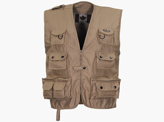 Gilet outdoor, khaki, version lourde