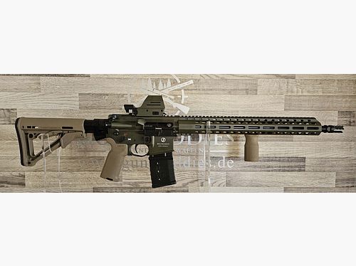 Schmeisser AR15 M5FL Sondermodell MAGPUL 16,75" OD Green .223Rem z optyką - darmowa wysyłka - nowy towar z fachowego handlu