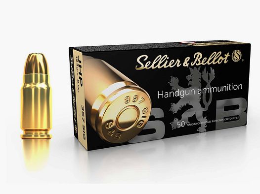 Pistolenpatronen Sellier & Bellot 357 SIG JHP
