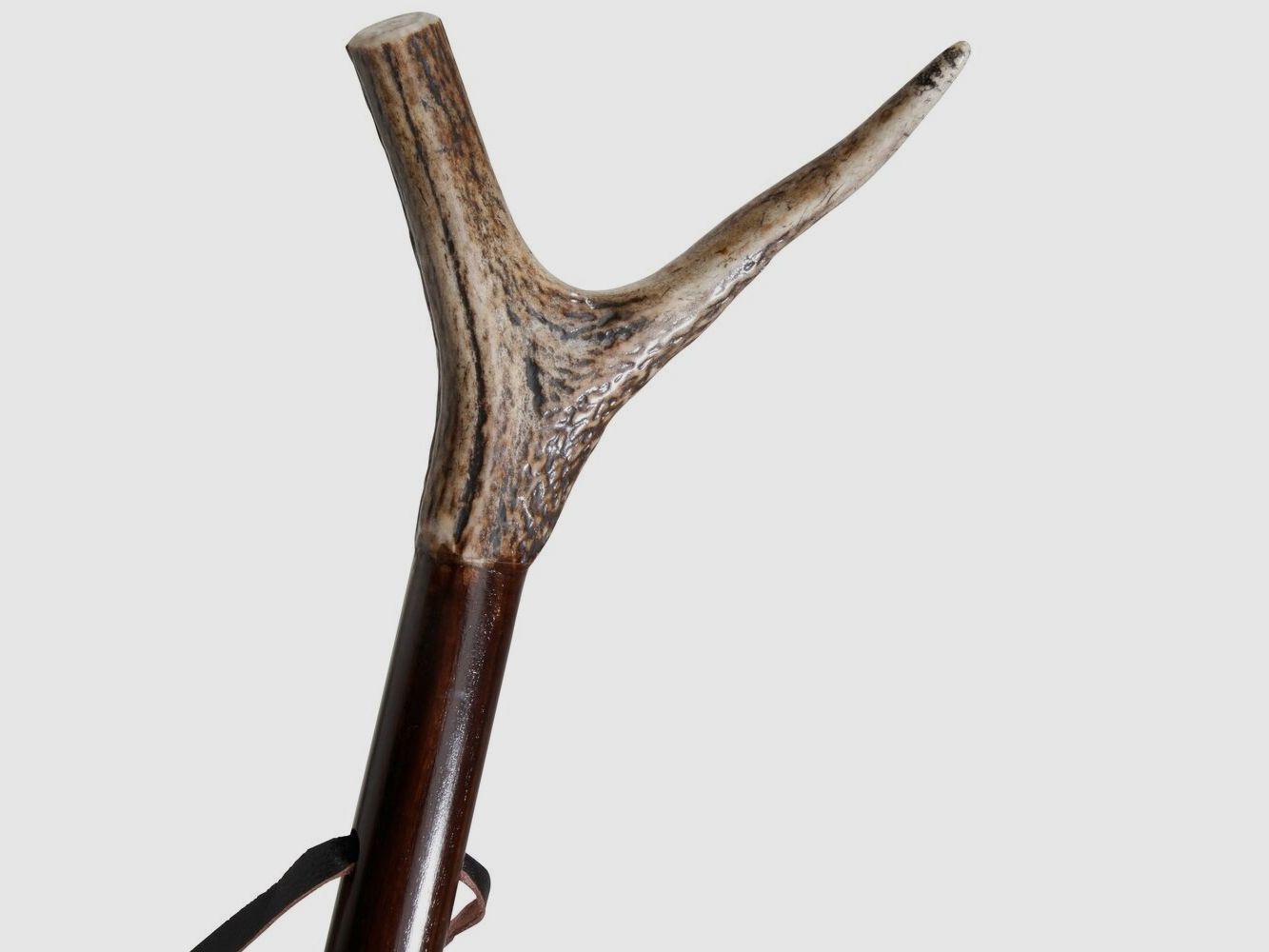Parforce shooting stick with stag horn support