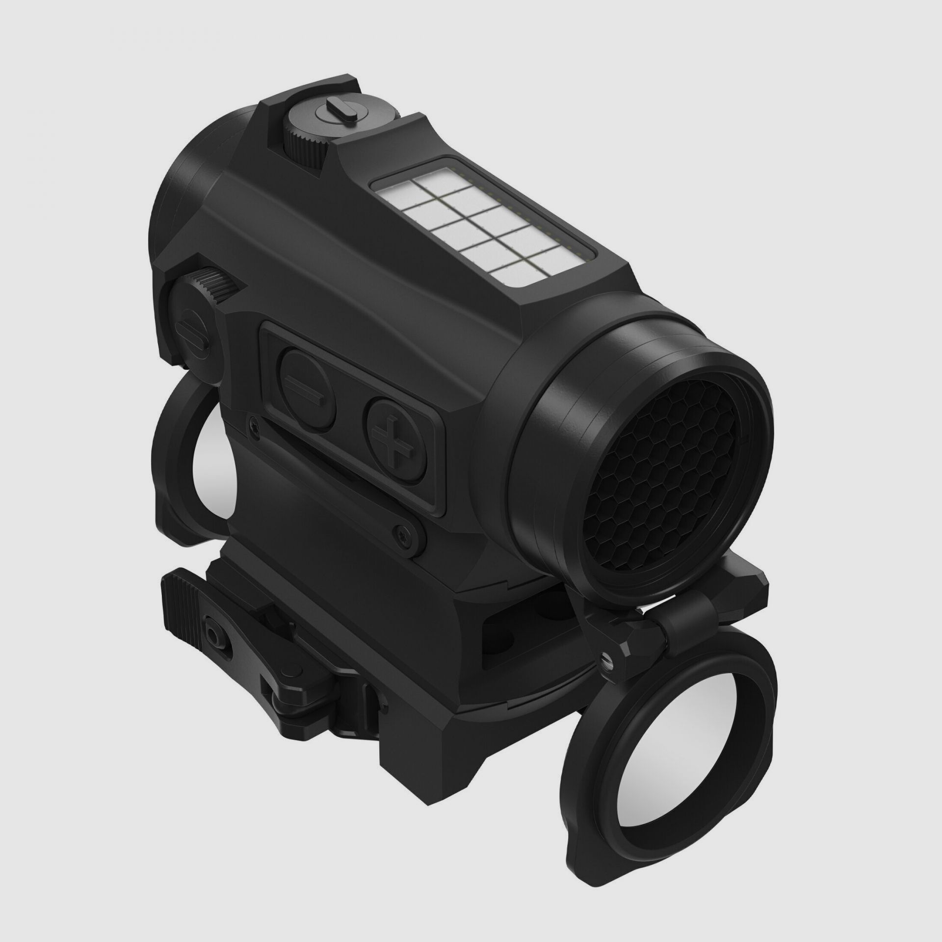 Holosun Mirino Reflex HS515C-M-RD con reticolo rosso intercambiabile: 2MOA punto & 65MOA cerchio punto, immagine 5 di 5