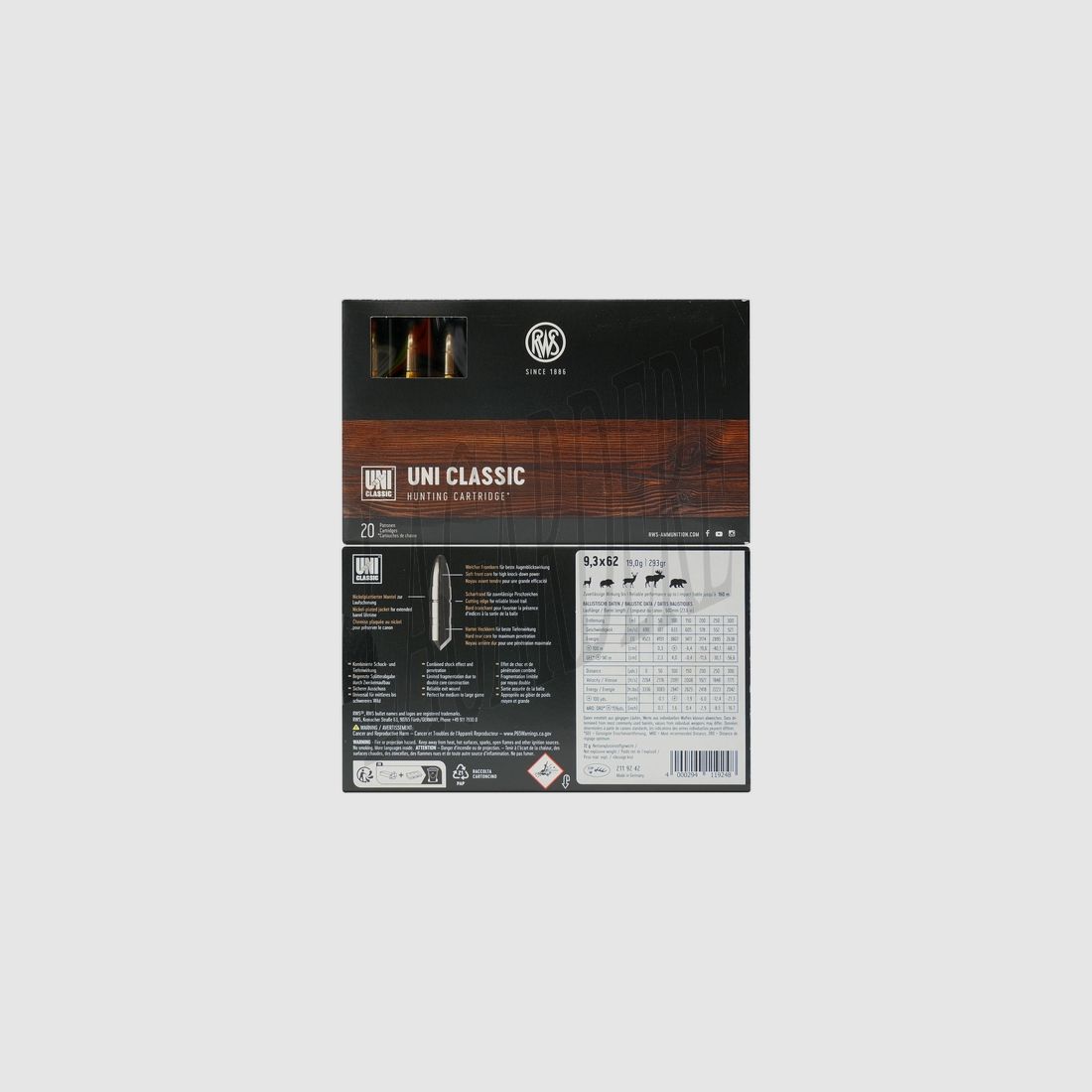 RWS UNI CLASSIC 19,0 G (PATRONE)