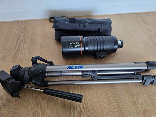 APCAT 30× 75 Ukrainian Military High-Performance Spotting Scope, Telescope with Tripod