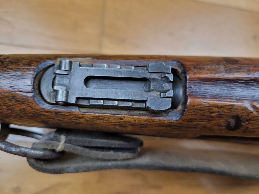 Schöner Berthier-Muskete Modell 1916 – Continsouza – 8×51 Lebel Monomatricule von Sept. 1918 – Gewehrriemen – Top auf dem Stand – TBE+, Bild 21 von 23