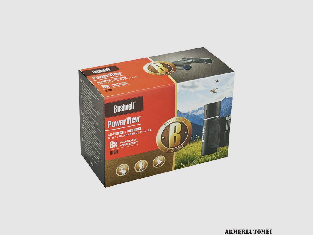 BINOCOLO – BUSHNELL – POWERVIEW 8×21 COMPACT TETTO (132514), immagine 5 di 5