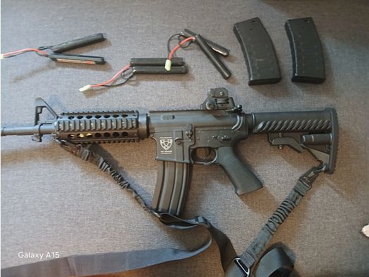 APS M4A1 RIS ASR-Series Vollmetall BlowBack 