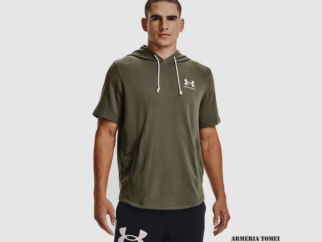 UNDER ARMOUR – HOMBRE – RIVAL TERRY Tienda / Onyx White, imagen 3 de 4