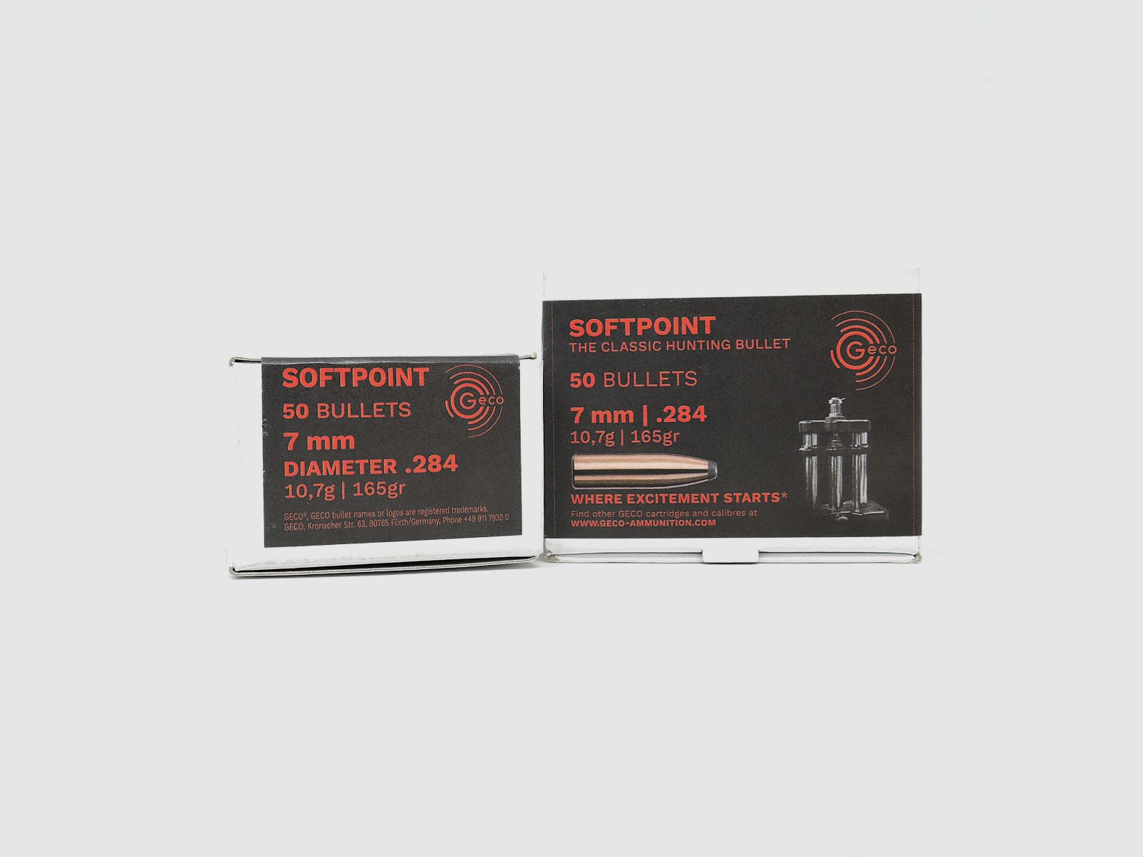 Geco Bullets – Cal. 284″ Softpoint 165 gr (2145405) – 50 pcs