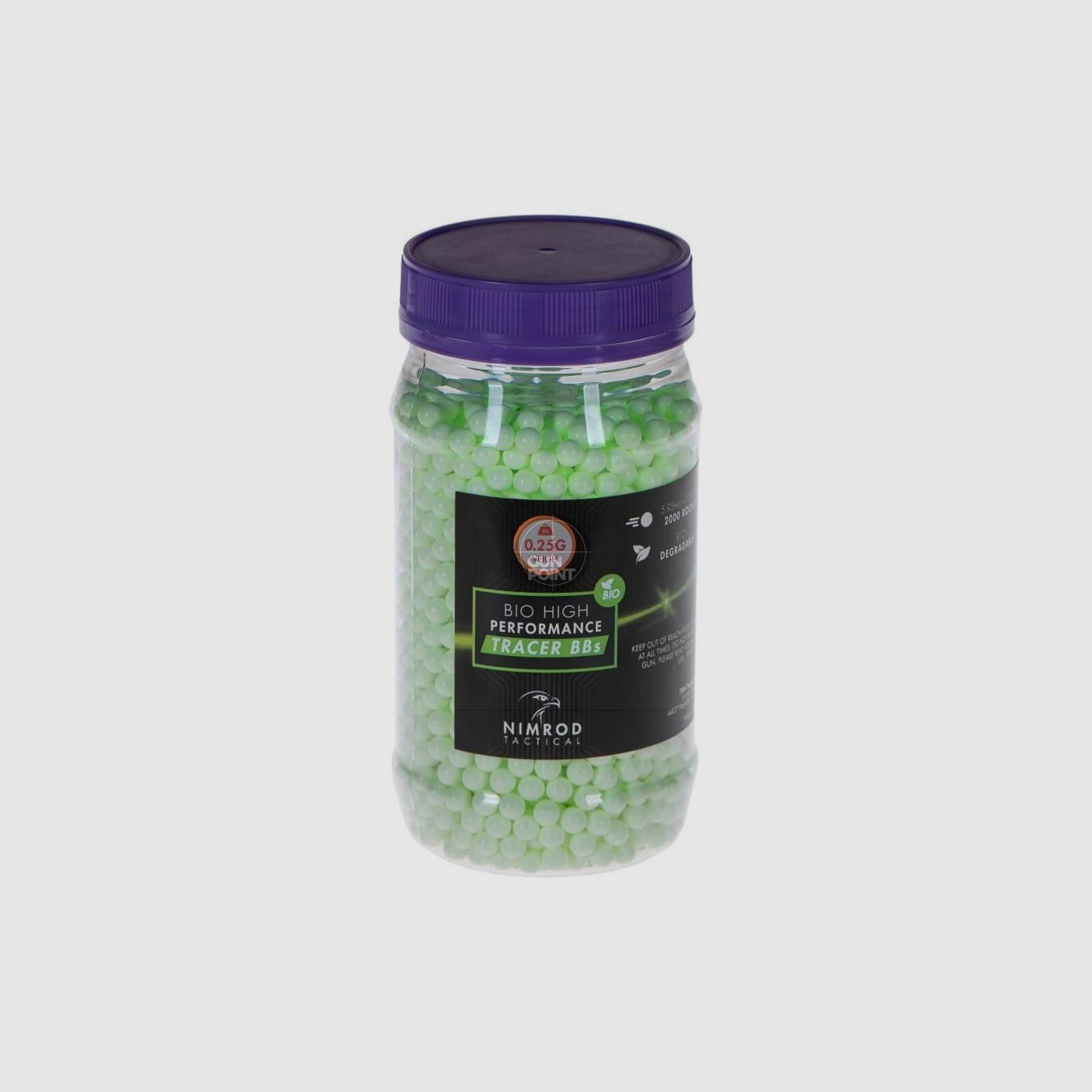 Nimrod 0.25g Bio Tracer BB Professional Performance 2000rds-Grn