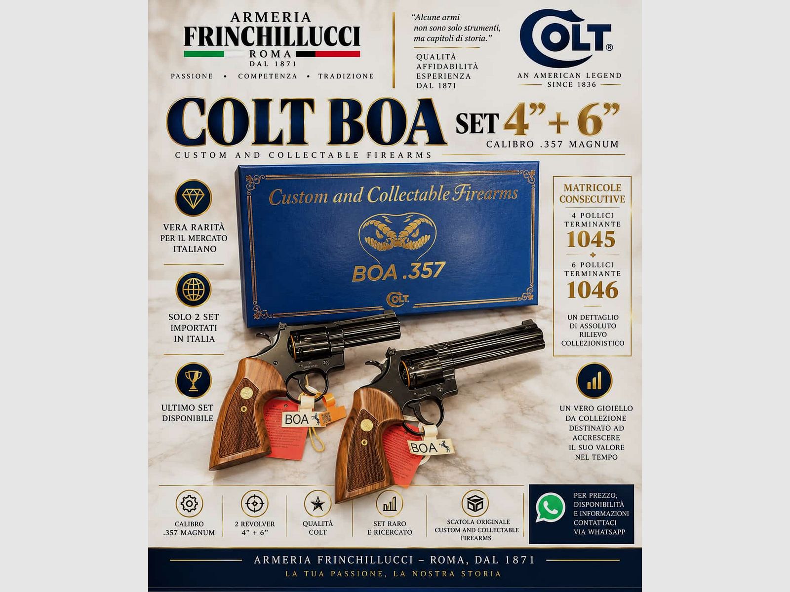 Super Promo Colt Revolver BOA Cal.357 Magnum