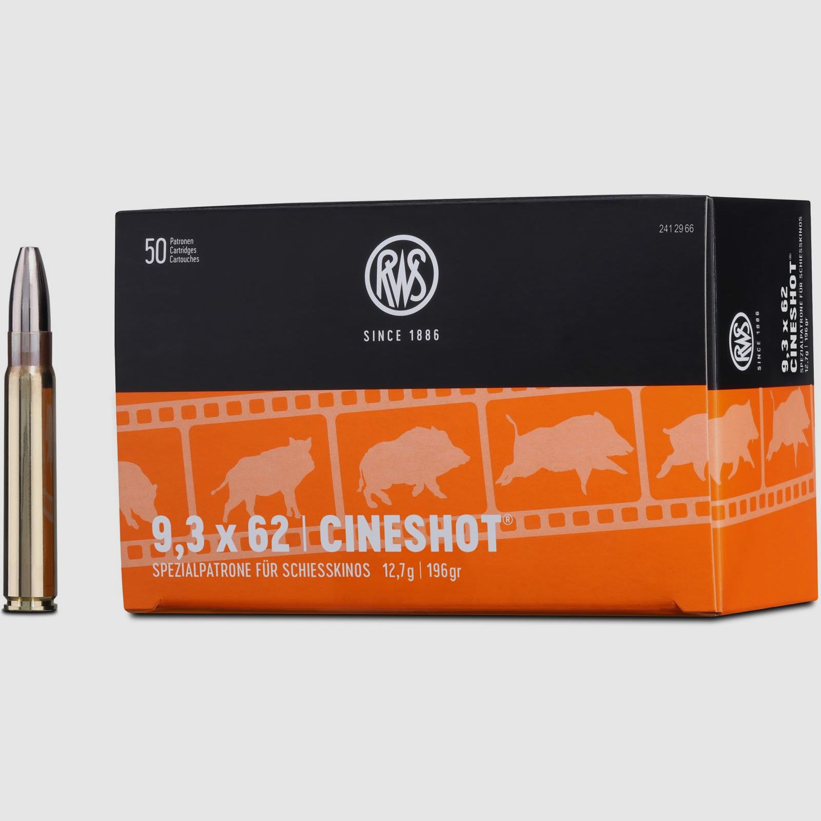 RWS 9,3x62 Cineshot 12,7g - 196gr 30er Pck.