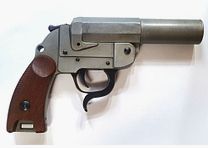 F.W.Heym Pistolet sygnałowy F.W.Heym Typ 4 w kalibrze .4 (26,5mm), pistolet rakietowy, pistolet sygnalizacyjny