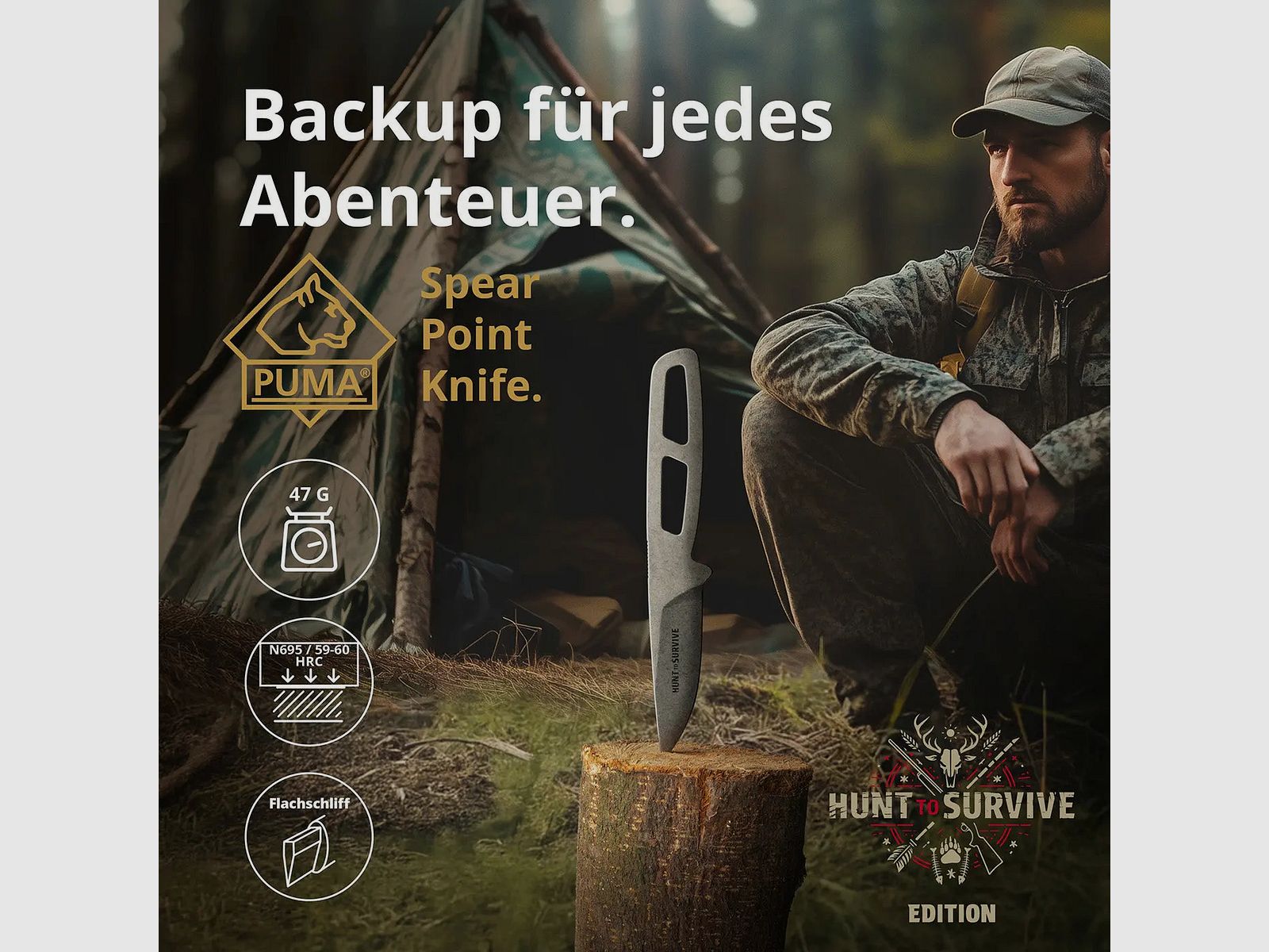 PUMA frischling "HUNT to SURVIVE" Edition, Böhler N695