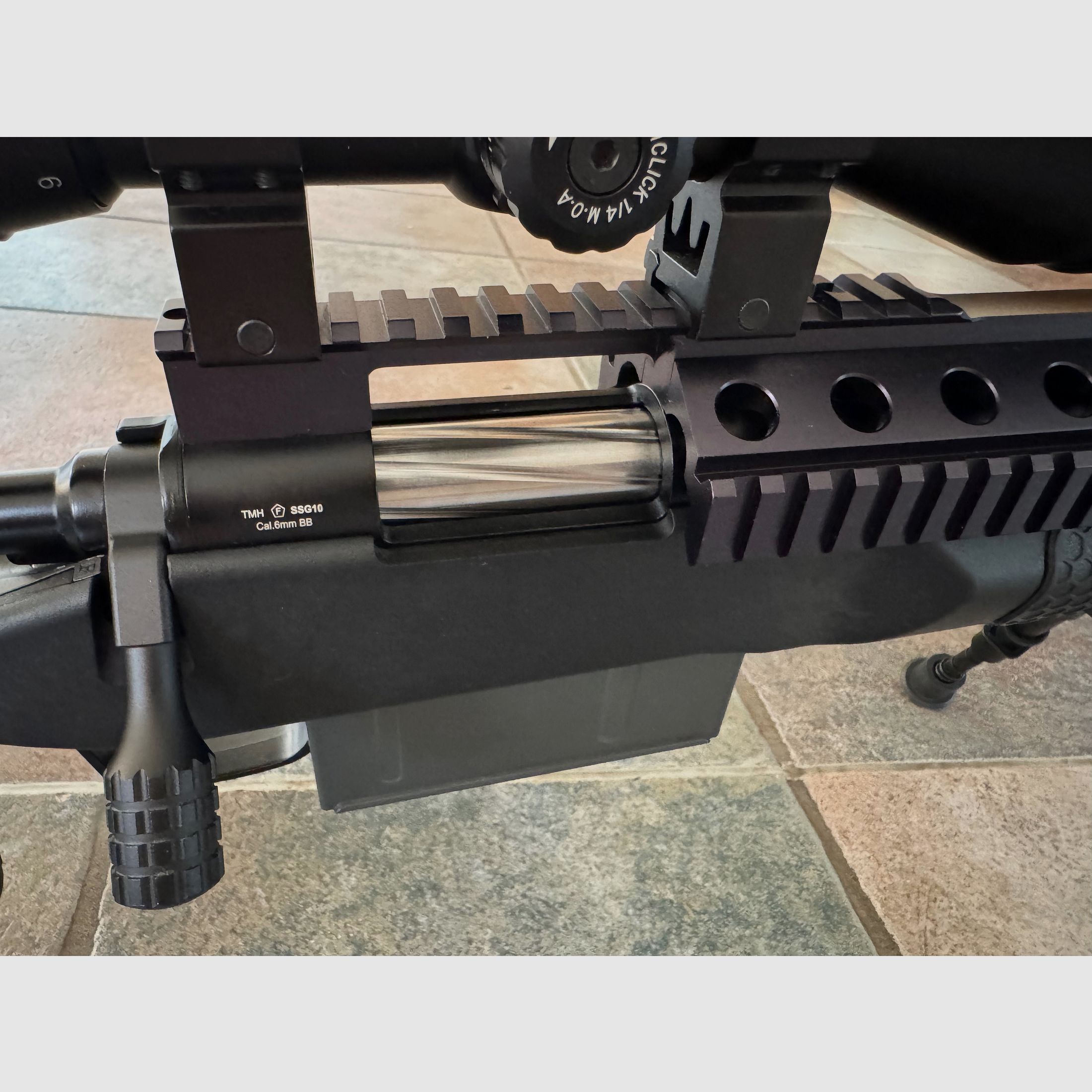 Novritsch SSG10 A2 met tuning en veel accessoires