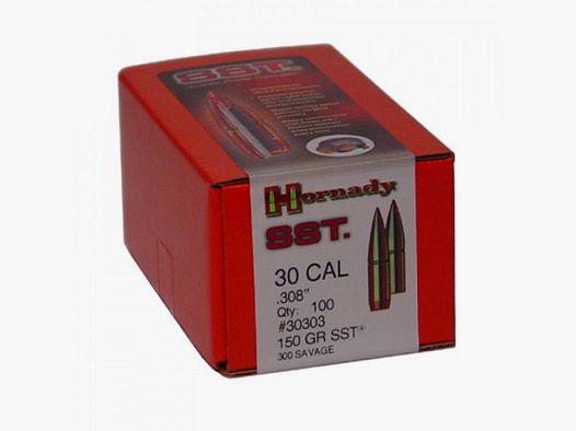 .308 Geschosse Hornady SST 150 gr VE100