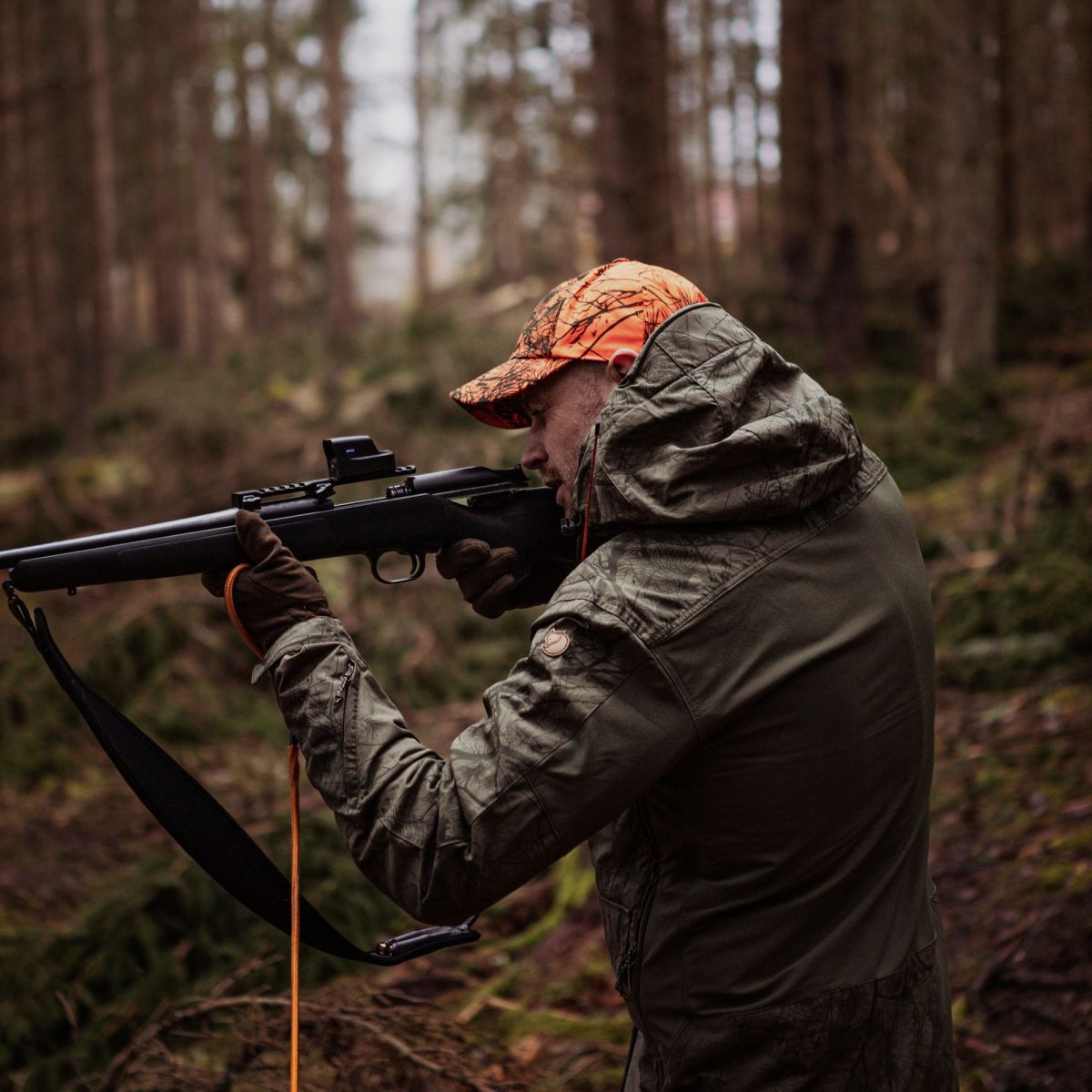 FJÄLLRÄVEN Lappland Camo Cap Orange Camo