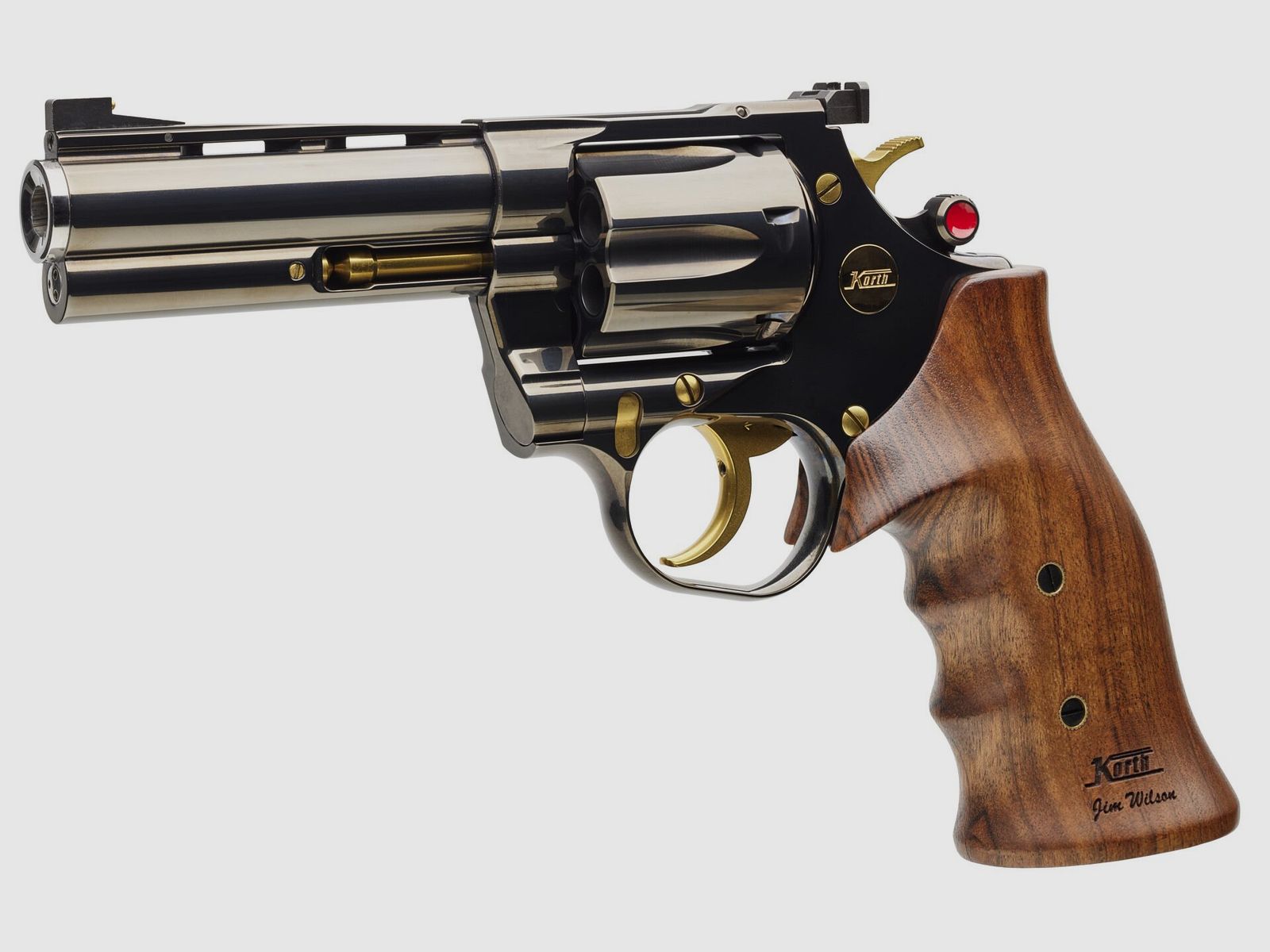 Revolver KORTH CLASSIC Glänzend Schwarz 4" LUXE Kal.357 Magnum, Bild 7 von 7