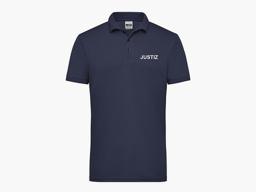 Funktions Polo für Dienst und Sport Navy Blau 2XL Justiz