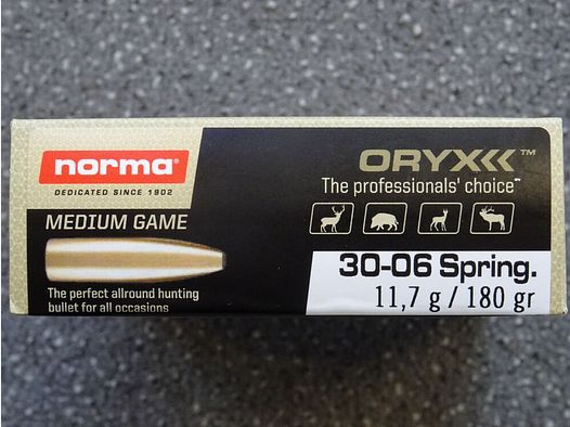NORMA .30-06 Spring. ORYX 11,7g