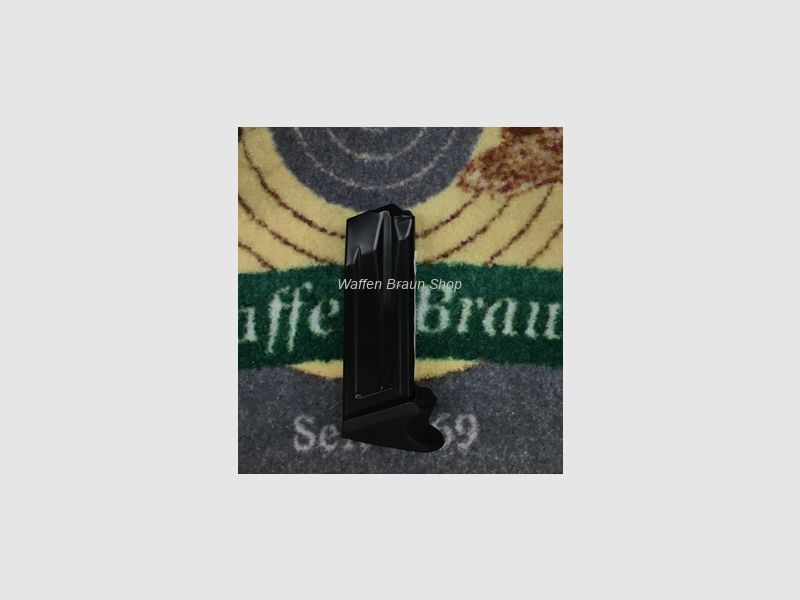 Magazin Heckler&Koch für P30SK, SFP9SK, Kal. 9x19 mit verl.Magazinboden, Schwarz, 10-Schuß