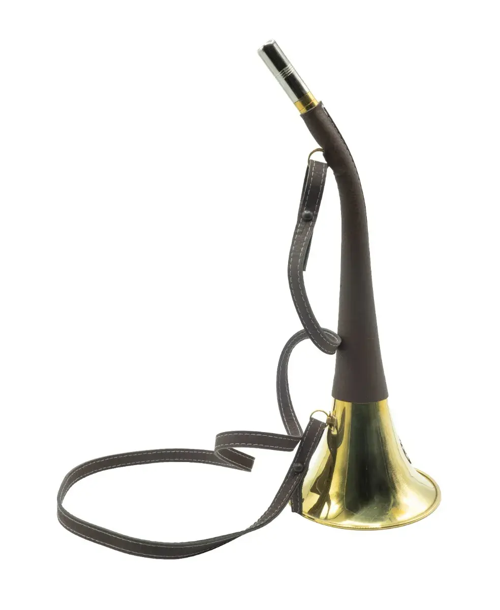 Corno con Rivestimento in Pelle Januel 40 cm, immagine 14 di 16
