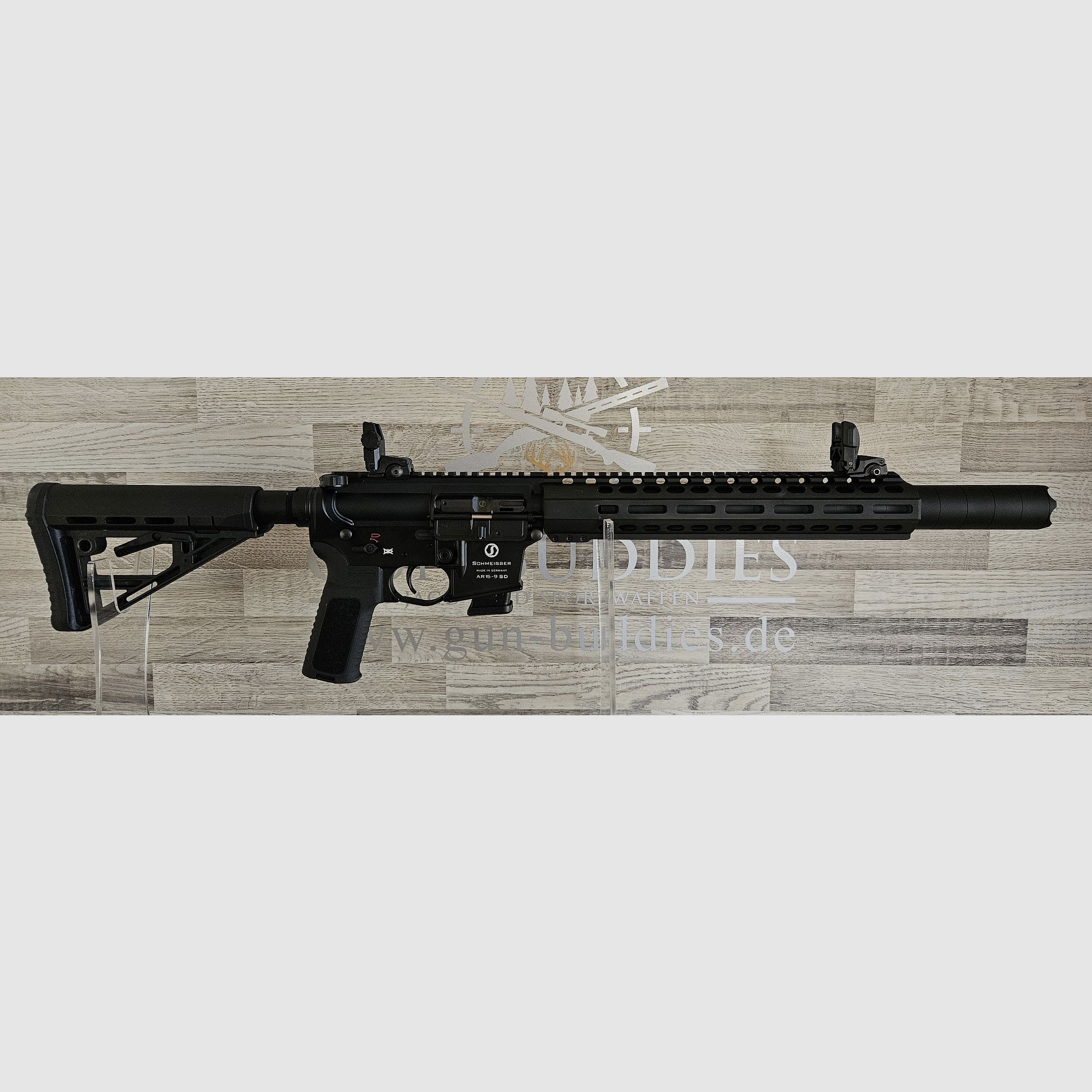 Schmeisser AR15-9 SD S4F 10" Cal. 9mm Luger avec silencieux intégré - Nouveauté du commerce spécialisé