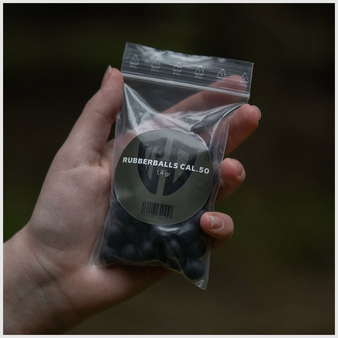 50x rubber balls cal.50 | hdr.50 | hdp.50 | extra hard | 1.1 grams | t4e