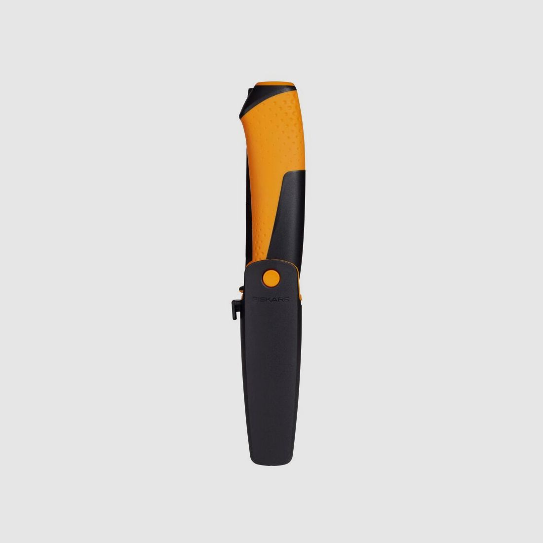 Fiskars Universalmesser mit Schleifstein orange