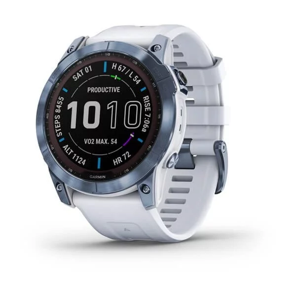 Zegarek sportowy GARMIN Smartwatch Fenix 7X Sapphire Solar Blue, zdjęcie 1 z 22