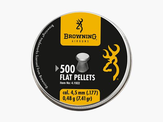 Browning 4,5mm Diabolo Flachkopf – 2500 Stück