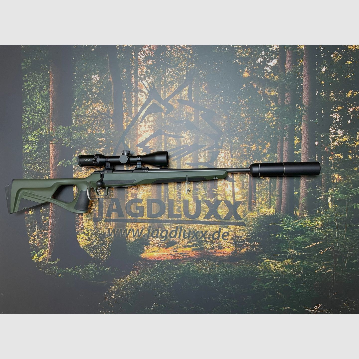 CZ 600 Ergo completo con GPO Spectra 6x e silenziatore