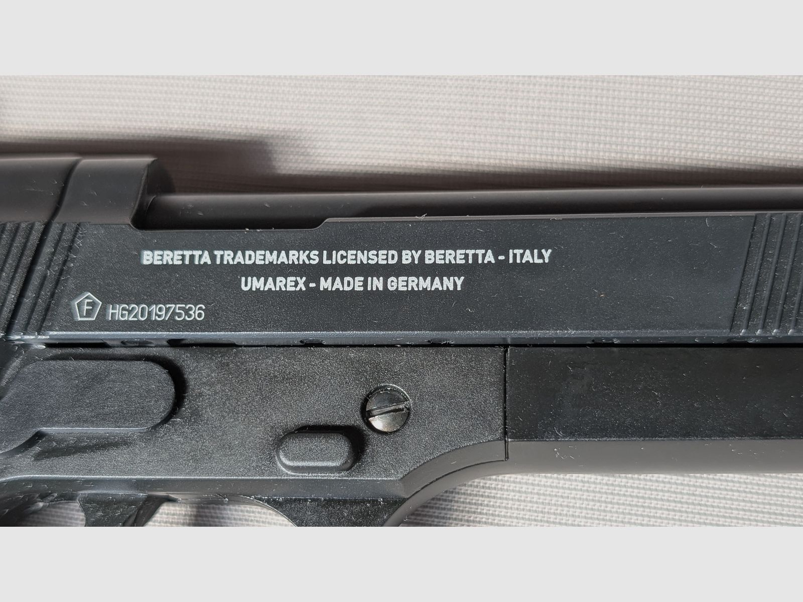 <pistola de aire, CO2, Beretta Mod.92 FS</pistola de aire>