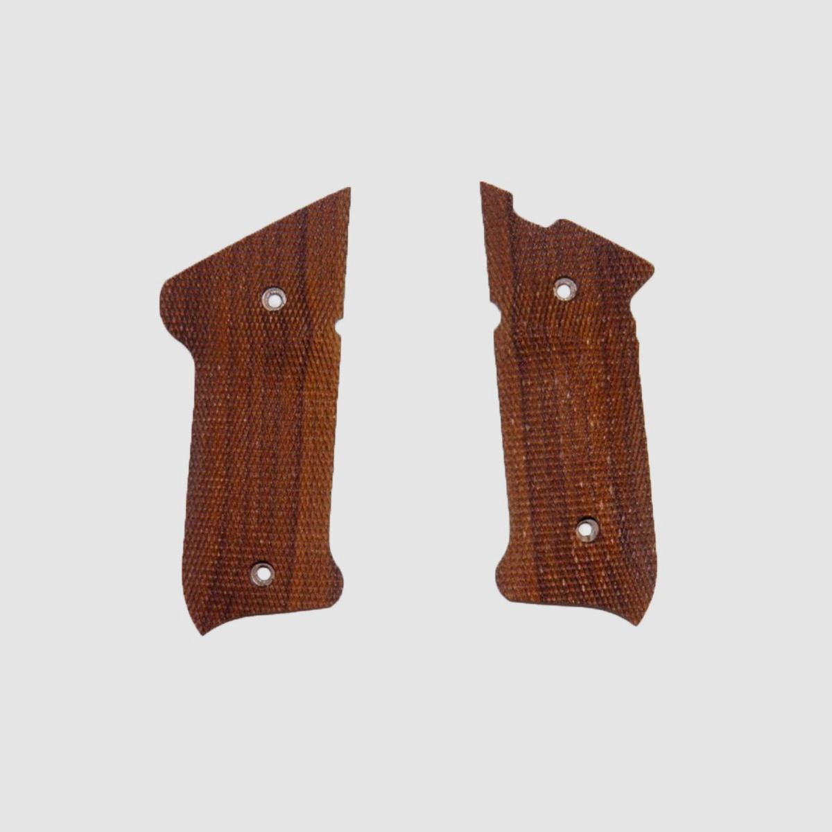Grip panels wood punched Ruger MKII/III