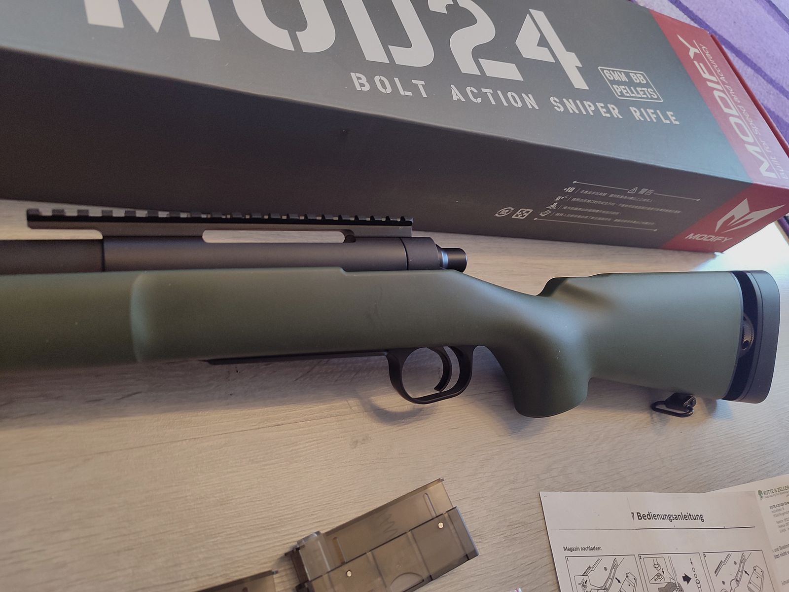 Modify Mod24 SF  Airsoft Sniper Gewehr in sehr gutem Zustand, wenig benutzt