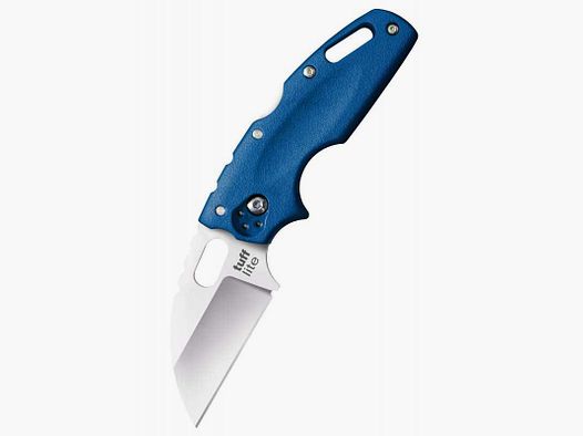 Cold Steel Tuff Lite Taschenmesser, Glatte Schneide, Blau