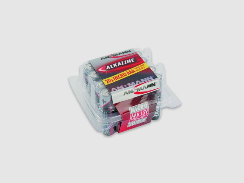 ANSMANN RED Alkaline Mikro AAA Batterie 20er Box 1,5V