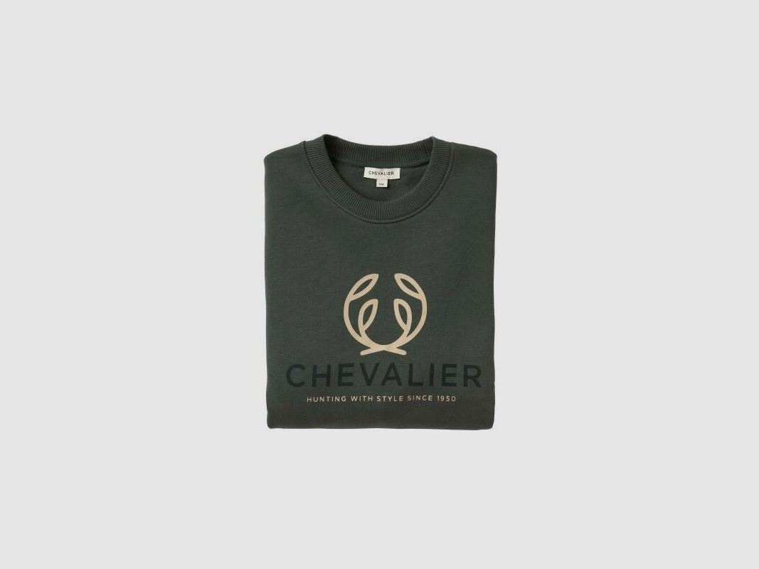 Chevalier Herren Logo Sweatshirt Midnight pine