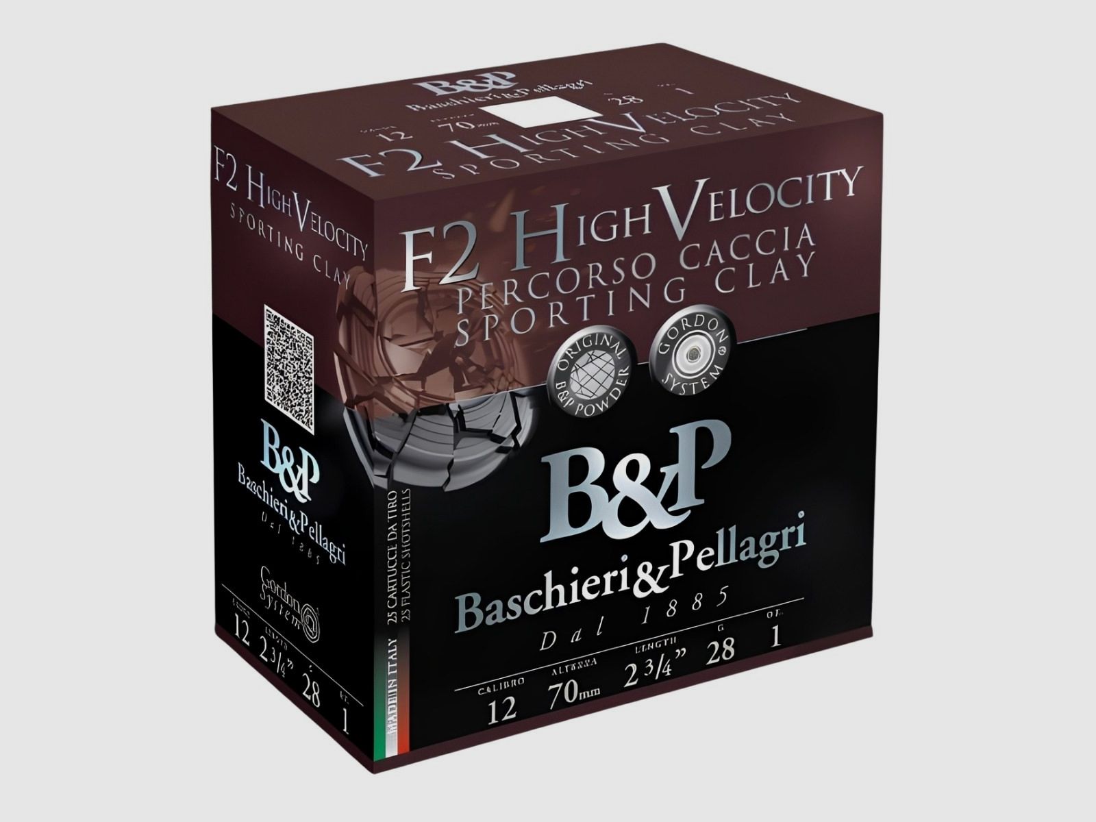 12/70 B&P F2 Sporting HV 8,5 28g, zdjęcie 1 z 2