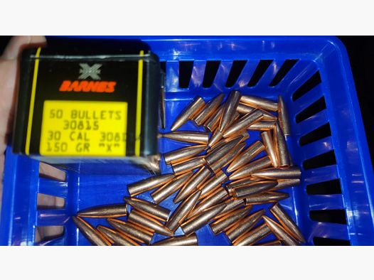 49x Barnes ´´X`` Geschosse .308 150gr. (Spitzer) 30815