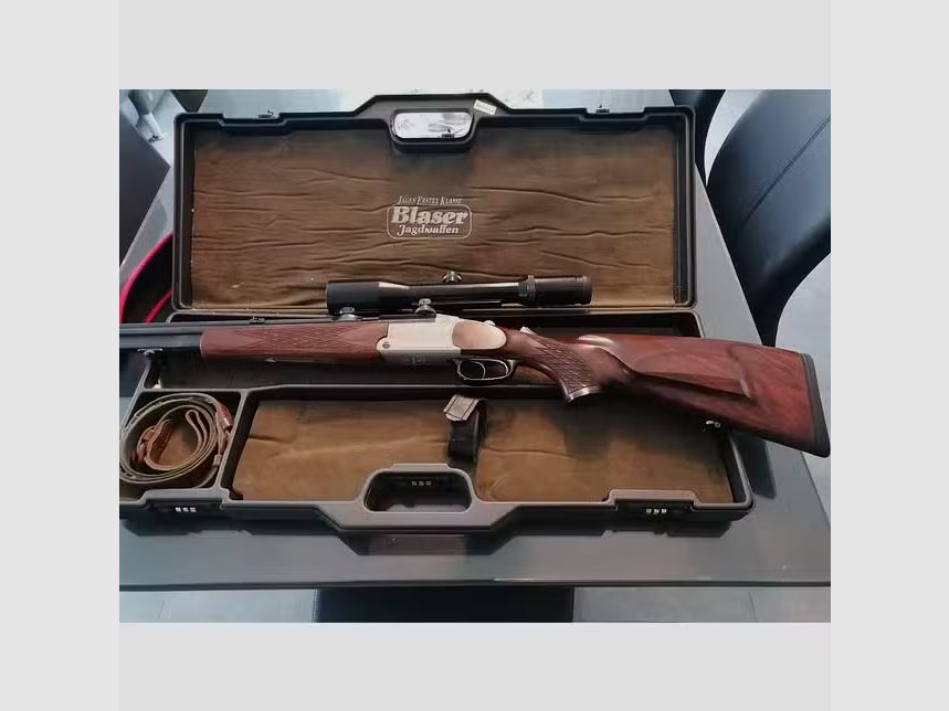 Blaser BBF 700/88 Prestige – .30 R Blaser / 12/70 with Swarovski Habicht 2.2–9x42