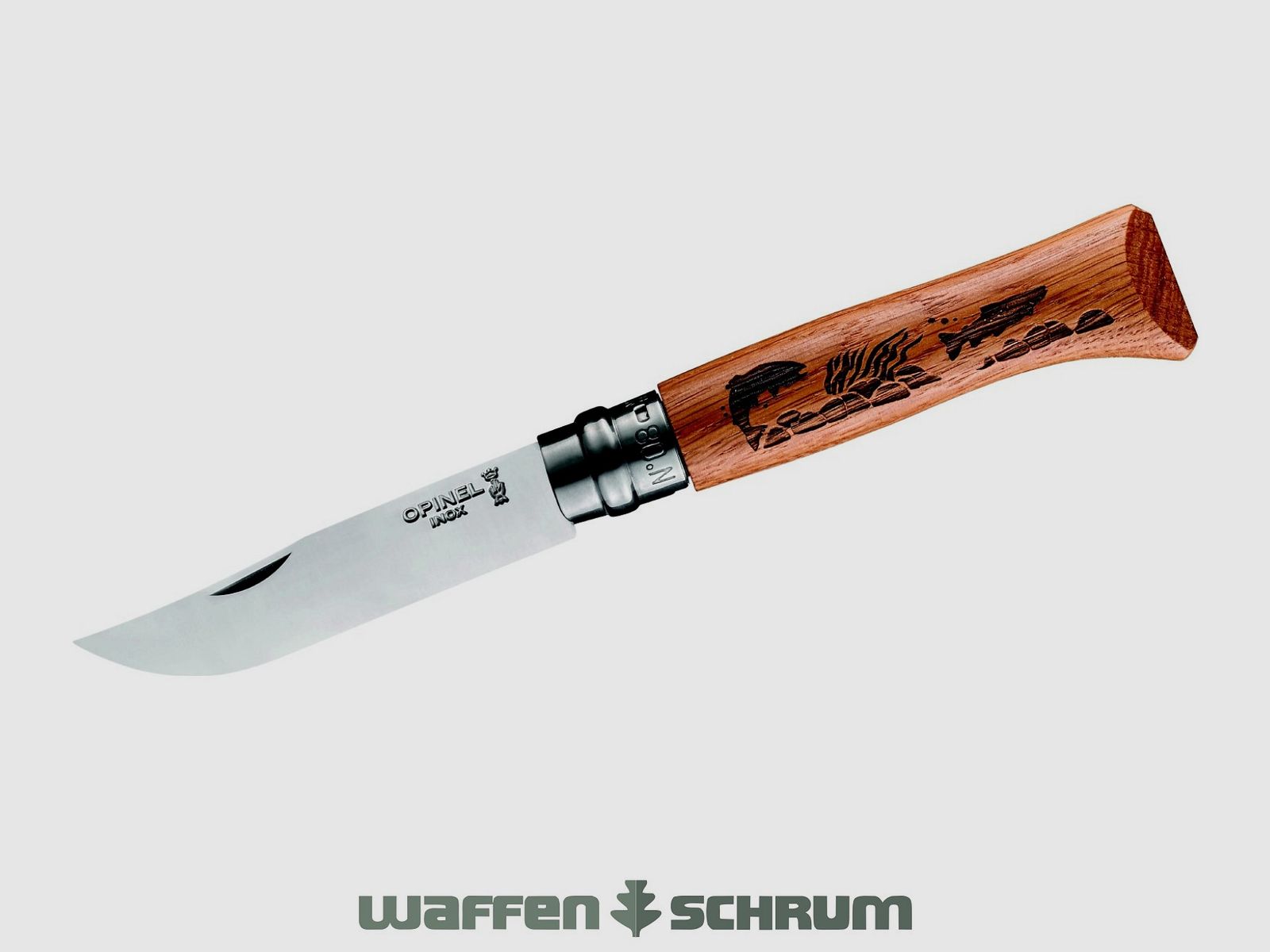 Opinel Messer Animalia rostfrei Fisch