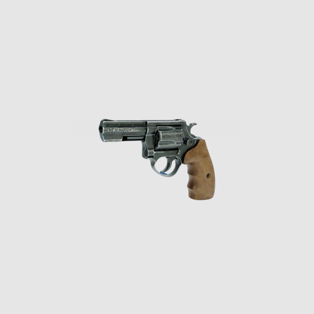 ME 38 Magnum, Kal..380 / 9 mm R Knall, antik-look, Holzgriff