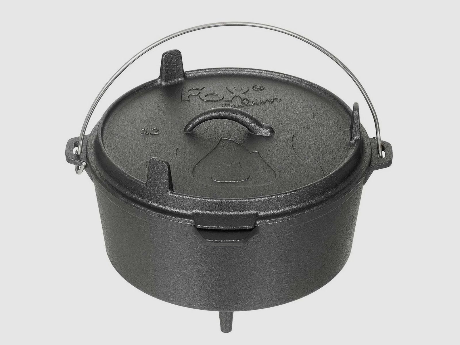 Fox Outdoor Feuertopf Dutch Oven Gusseisen 5.7 L